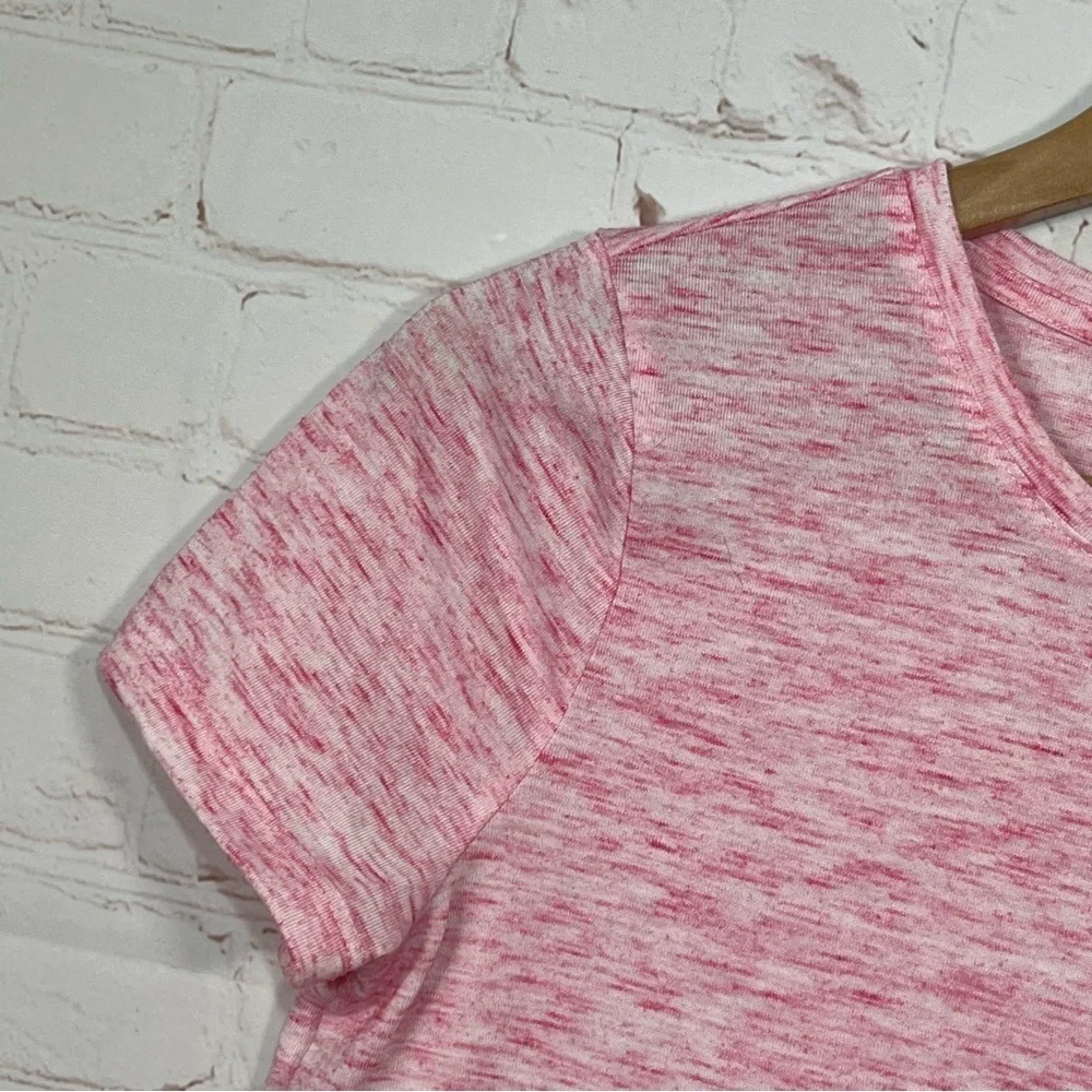 Architect T Shirt Women’s Petite Medium Pink Heathered Short Sleeve - Picture 5 of 6